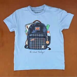 MAYORAL Backpack Light Blue Tee, 36mo - NWOT